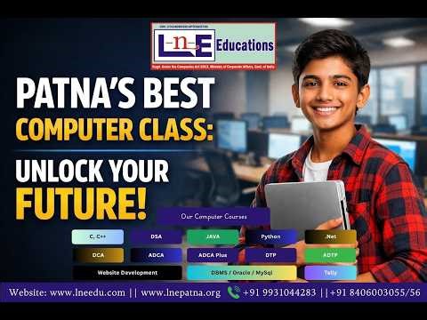 Unlock Your Career Potential with L-n-E Centre's Premier Computer Courses in Patna.