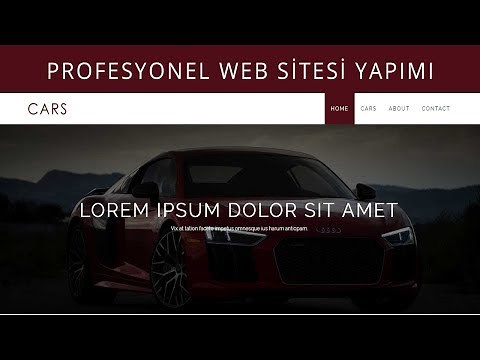 Profesyonel Web Sitesi Nasıl Yapılır? - Ders 0