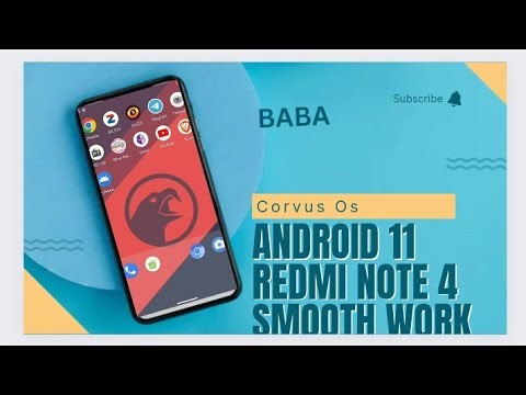 Best Gaming Rom Redmi Note 4 Android 11 Smooth Work/How To Install Custom Rom Redmi Note 4 Corvus OS