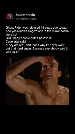 Ghost Rider’s Mirror Scene Abs Weren’t CGI (Nicolas Cage Confirmed)
