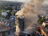 Billowing smoke from Milan blaze seen in shocking drone footage