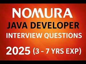 Java Interview Questions & Answers 2025 | 3–10 Years Experience | Java 8, Spring Boot, SQL