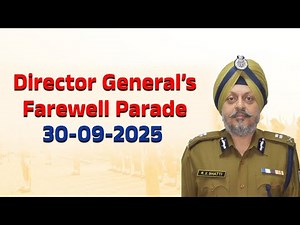 LIVE | CISF | Director Generals Farewell Parade...!