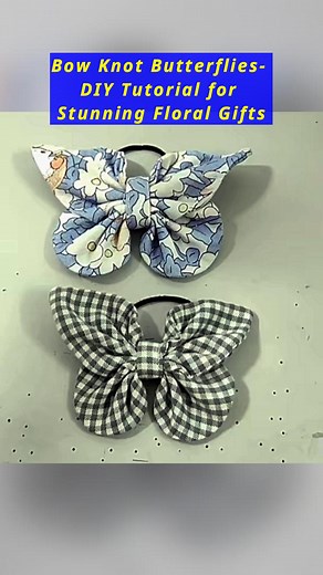 Bow Knot Butterflies- DIY Tutorial for Stunning Floral Gifts #ButterflyBow #diybow #giftforher #parentinghacks #diyhacks | All Girls' Things