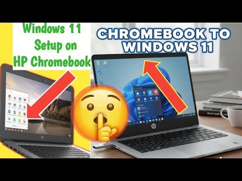 HOW TO INSTALL WINDOWS 11 Hp CHROMEBOOK | RUN WINDOWS 11 ON CHROMEBOOK [EASY TUTORIAL-2026]