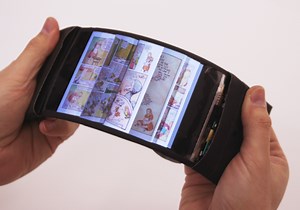 World's first wireless flexible smartphone lets you 'feel' an ebook