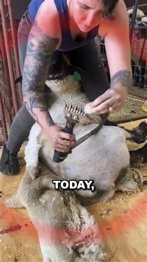 That's How Sheep Wool Is Cut