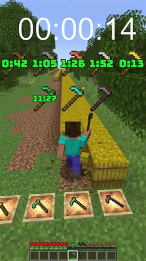 all Hoes vs Hay in Minecraft 🌻