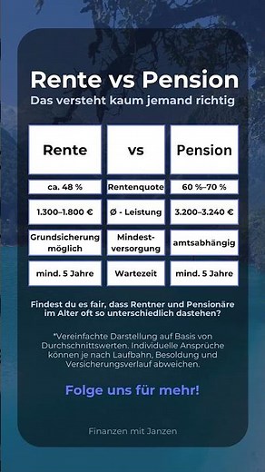 Warum Beamte im Alter oft mehr bekommen – obwohl beide gearbeitet haben | #rente #pension