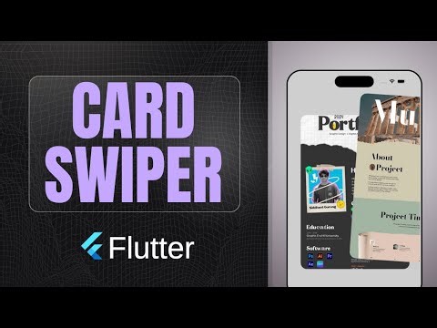 Modern Card Swiper | Flutter