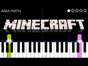 C418 - Aria Math - Minecraft | EASY Piano Tutorial