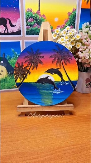 Tutorial on drawing scenery on cardboard