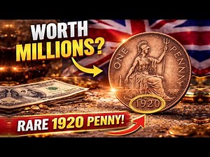 1920 UK One Penny Coin Value 💰 Rare King George V Penny Worth Thousands? | Hidden History Revealed!