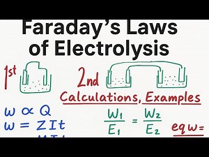 Faraday’s Laws of Electrolysis Explained | Easy Calculations & Real Examples for Students!