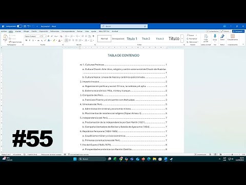 How to Create a Table of Contents in Word (Automatic Index)