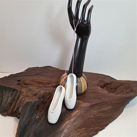 Vintage Ballet Slippers Made of Porcelain - Etsy