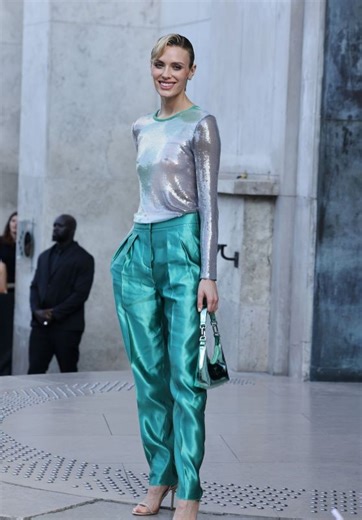 Wallis Day - Giorgio Armani Show as Part of Paris Fashion Week 06-25-2024 • CelebMafia