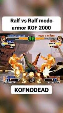 Ralf vs Ralf modo armor KOF 2000 #kofnodead #short #reels #retro #kof #arcade #kof2000 #ralf