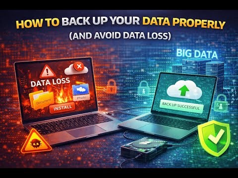 How to Back Up Your Data Properly (And Never Lose Files Again)