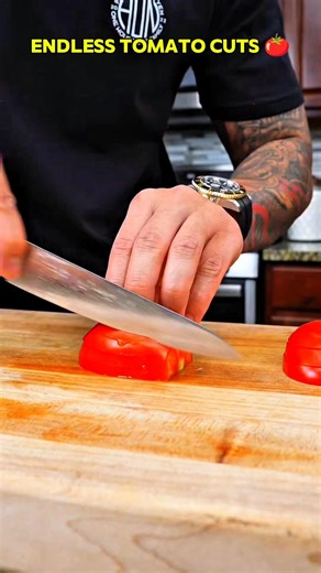 Endless Tomato Cuts 🍅#tomato #loop #shorts