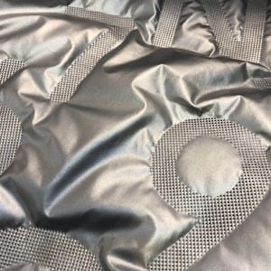 [Hot Item] 100 Polyester Pongee Ultrasonic Quilted Fabric with Silver Coated