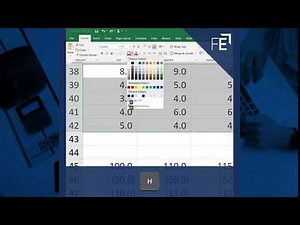 Excel Keyboard Shortcut - How to Choose a Fill Colour