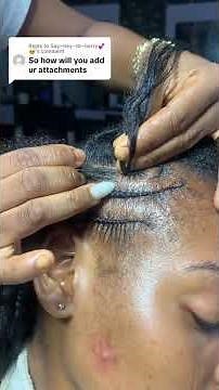 Hair tutorial on natural hair Ghana weaving