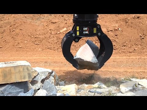 Cat® G308 Demolition and Sorting Grapple Overview
