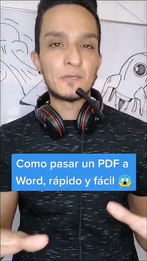 Pasar pdf a Word, fácil y rápido 🚀🚀🚀 #trucos #hacks #pdf #word