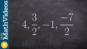 Given the first four terms of an arithmetic sequence, find the rule