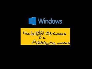 Windows 10 habilitar opciones de arranque avanzadas