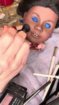 American Girl Addy Walker Repaint #americangirl #custom doll