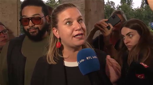 Mathilde Panot, présidente de LFI à l'Assemblée nationale, réagit après la victoire du NFP