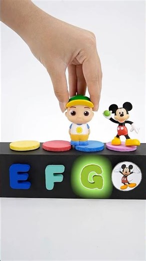 Satisfying Experience with Cocomelon JJ and Mickey Mouse Collection #short #toy #funny