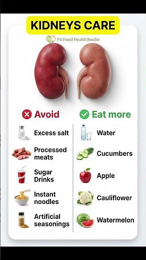 Your Kidneys Are in Danger 🚨 Avoid These 5 Foods & Eat These 5 to Protect Them (Don’t Ignore)😳