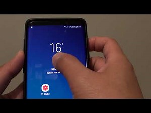 Samsung Galaxy S9 Plus: How to Remove Weather Widget From Home Screen