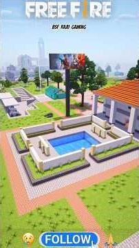 Making Free Fire New Peak Barmuda Map In Minecraft World #shorts #minecraftshorts #freefire #vfx #ff