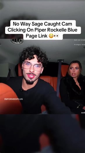 No Way Sage Caught Cam Clicking On Piper Rockelle Blue Page Link 😳👀 #sageaspen #braeden #lanahcherry #fyp #viral