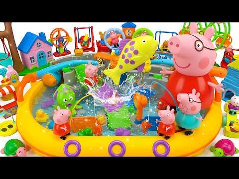 60 Minutes Satisfying with Unboxing ULTIMATE Peppa Pig Fishing Playset & Water Park Toys 🎣🐷 ASMR