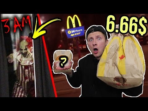 *SCARY* DONT SPEND 6.66$ AT MCDONALDS AT 3 AM!!! (SOMETHING IS WRONG WITH MY BURGER!)