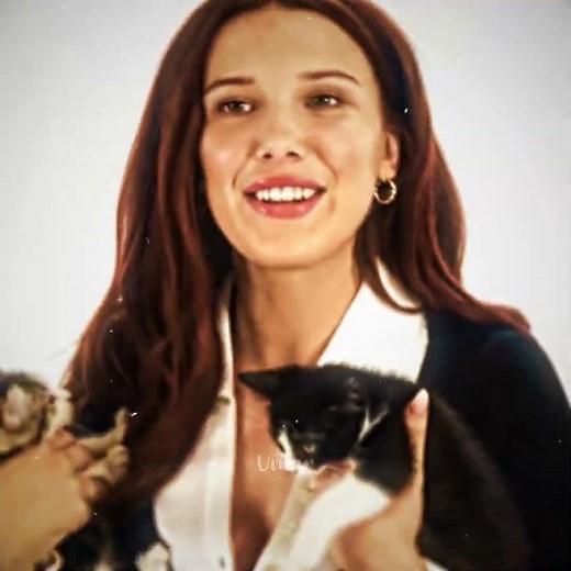 Stranger Things Cast With Cats Will Make You Smile #shorts