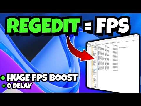 These Registry Tweaks TRIPLED My FPS (Most People Don't Know These)