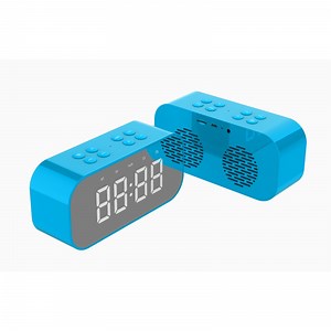 [Hot Item] Compact Wireless Alarm Clock with FM Radio Speakers