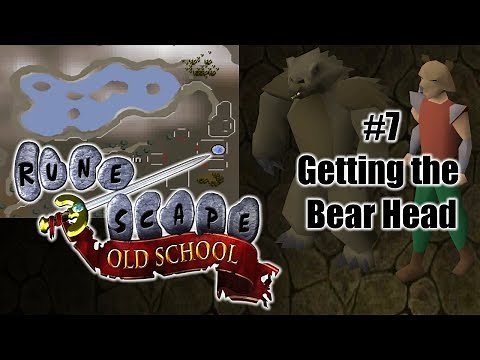 OSRS Level 3 Skiller Diary #7 - Getting the Bear Head (Mountain Daughter Quest)