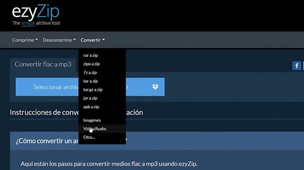 Convierta FLAC a MP3 en línea (Guía fácil)
