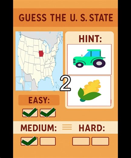🇺🇸 Can You Guess These 6 US States? 🧠 Mixed Difficulty Quiz Challenge!