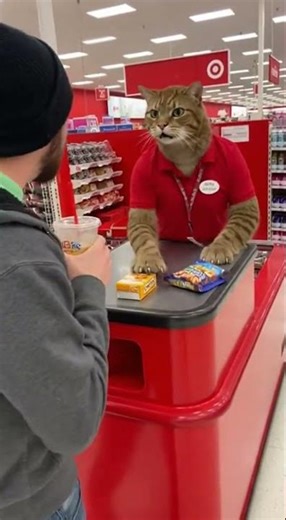 Target Cat Cashier Has EPIC Meltdown!