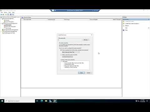 Setting storage limits with Windows File Server Resource Manager