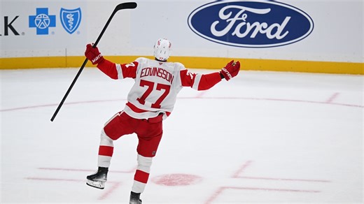 Edvinsson, Red Wings recover to defeat Penguins in OT