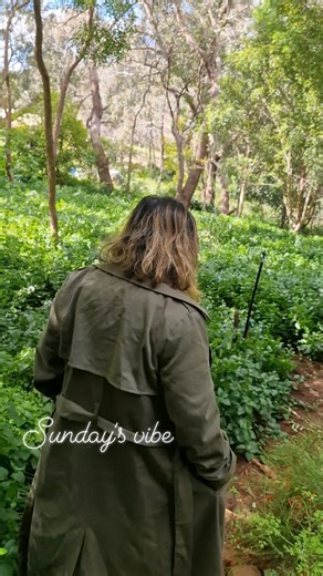 Appreciating the greenery of my daughter's backyard. | Carolina Gonzaga Allen